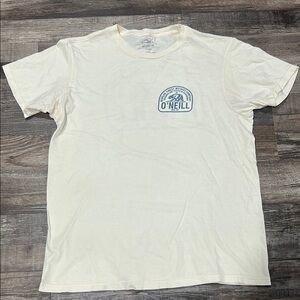 O'Neill Cream Short Sleeve Tee Classic Crew Neck
